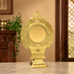Authentic Tabletop Peacock Model Aranmula Kannadi | Handmade Kerala Metal Mirror 7-Inch