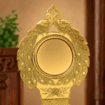 Authentic Tabletop Peacock Model Aranmula Kannadi | Handmade Kerala Metal Mirror 7-Inch - Image 2