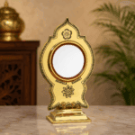 Traditional Premium Aranmula Kannadi | Authentic 2.5" Handcrafted Metal Mirror from Kerala