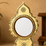 Authentic Aranmula Kannadi | Traditional Handmade Metal Mirror from Kerala 5-Inch - Image 2