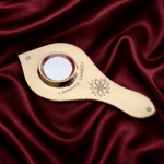 Aranmula Kannadi (Valkannadi) – Authentic Traditional Handcrafted Metal Mirror from Kerala -  1.75"