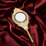 Aranmula Kannadi (Valkannadi) – Traditional Handcrafted Metal Mirror from Kerala - 3.5 Inch