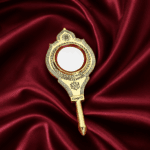 Aranmula Kannadi (Valkannadi) – Authentic Traditional Handcrafted Metal Mirror from Kerala - 2.25"