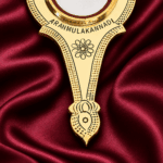 Aranmula Kannadi (Valkannadi) – Authentic Traditional Handcrafted Metal Mirror from Kerala - 2" - Image 3
